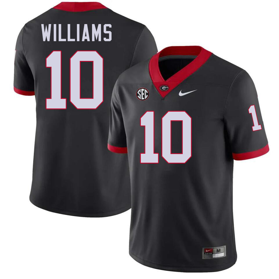 #10 Elyiss Williams UGA Jersey,University Of Georgia Bulldogs Football Jersey,Uniforms,Gears-Black #10 Elyiss Williams UGA Jersey,University Of Georgia Bulldogs Football Jersey,Uniforms,Gears-Black